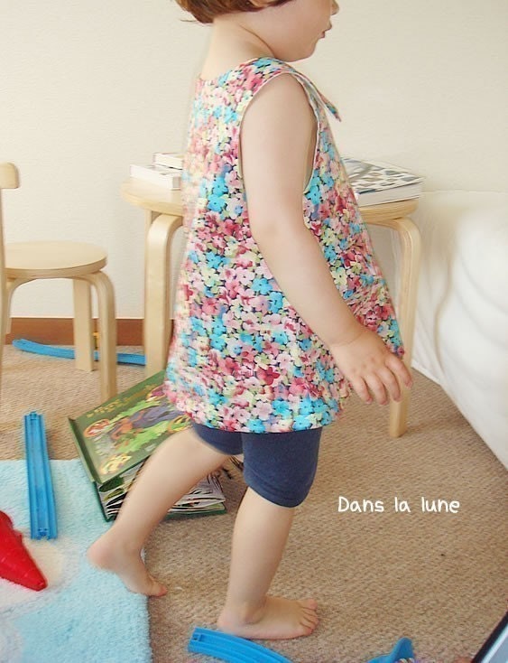 PDF Sewing pattern for girl flower top - size 2Y - baby and kids