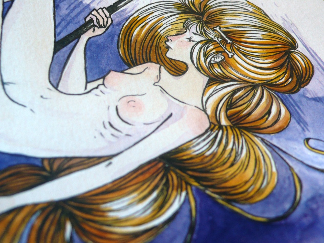 SALESALESALE The Long Wait Original Watercolour