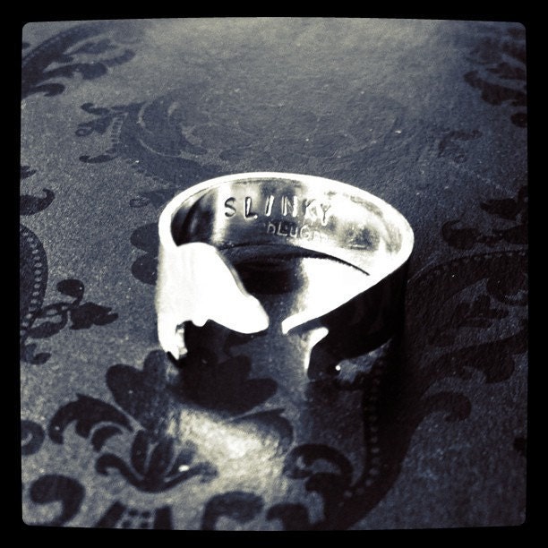 Argentium Silver Dachshund Dog Ring