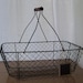 Rustic Chic Wire Card Box Basket with Chalkboard