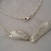 Samara  maple seed necklace in sterling silver