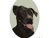 create your own 5x7 custom pet portrait