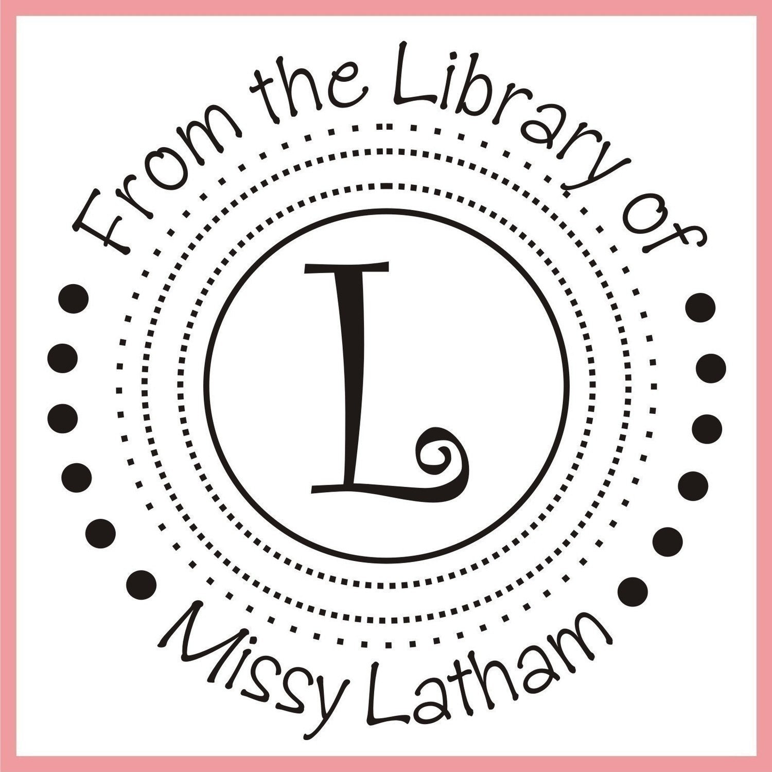 From the Library of Rubber Stamp --7500