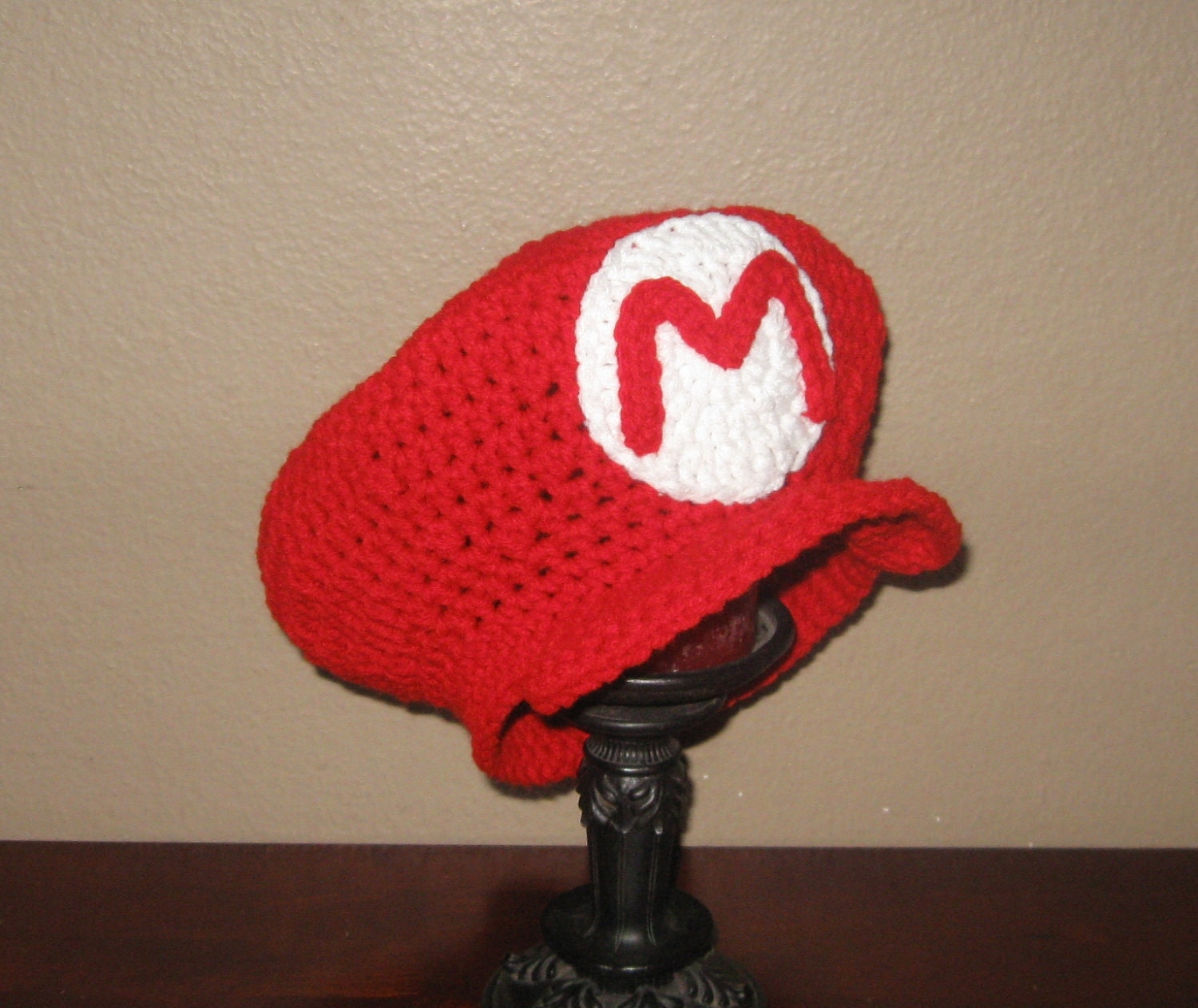 Mario Hat... - Newborn to Adult Sizes