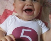 Grow BABY Grow 6 set PINK MODERN Onesies