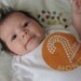 grow BABY grow 6 set of circle polka dot Onesies