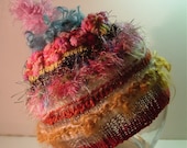 rainbow of color hat-made to order