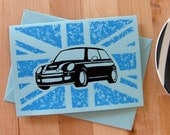 Union Jack MINI. MINI Cooper Card.