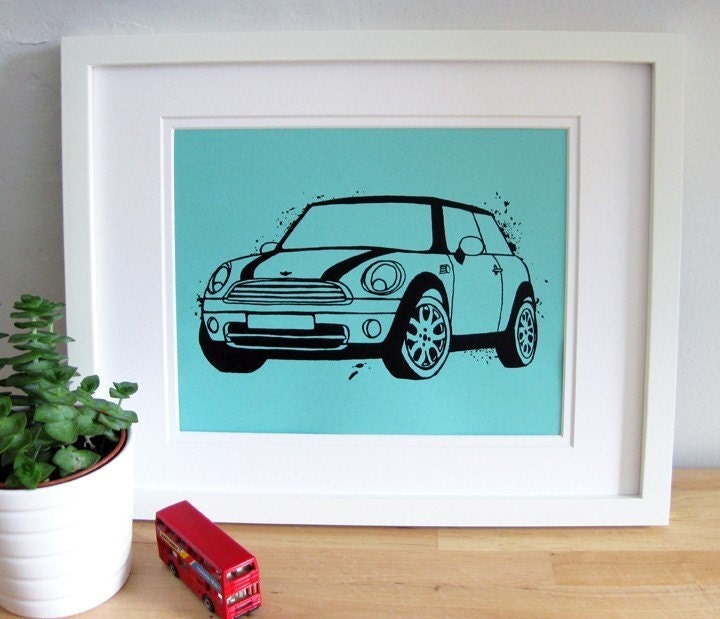 New MINI Cooper Print.