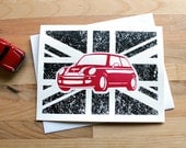 Union Jack MINI Cooper Card