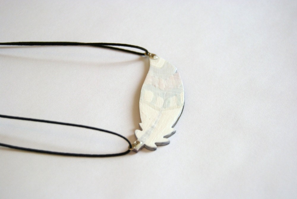 Feather necklace