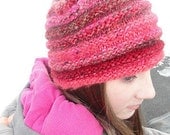No Two Snowflakes presents Snowdrift Hat Simple Knit Hat PATTERN PDF by Nicole Feller-Johnson