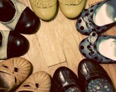 SALE Shoe Collection Photograph, My Favorite Things, 8x8 Retro Modern Photo,