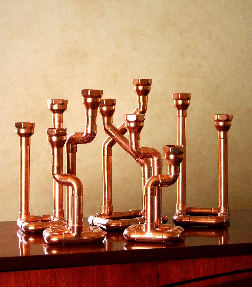 Copper Candlestick