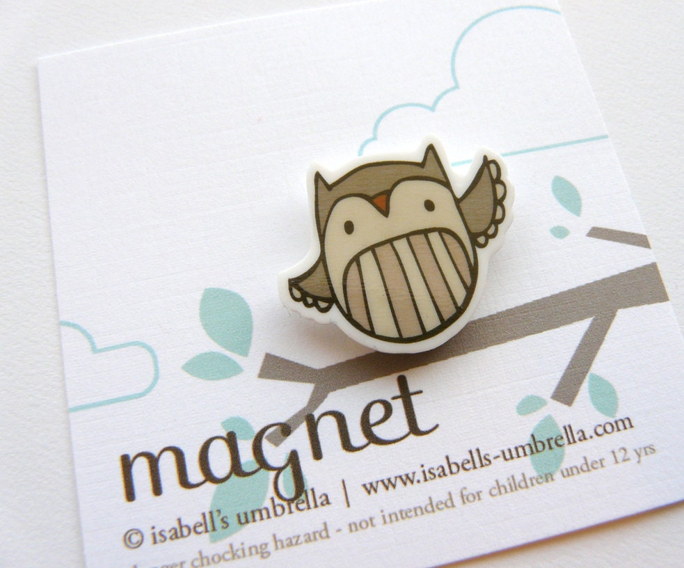 Brown Owl Magnet