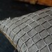 hand dyed fisherman's pillow