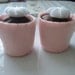 Two Pink Mugs of Hot Chocolate Eco Friendly Felt Play Food
