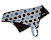 Blueberry Chocolate Chip Minky Binky Blanket
