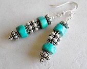 Turquoise and Sterling Silver Earrings