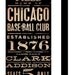 WRIGLEY FIELD chicago baseball typography graphic art on canvas 18 x 36 by stephen fowler