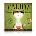 Calico Coffee Company graphic artwork original illustration handmade on canvas 12 x 12 by stephen fowler
