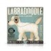 Labradoodle Records original graphic art giclee archival print 12 x 12 by stephen fowler