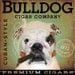 Bulldog Cigar Company original illustration gallery wrap on canvas 12 x 12 by stephen fowler