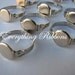 25 Adjustable Rings with Glue Pad for Fabric Covered Button Rings - 10 PERCENT REFUND