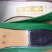 green and white .vintage. shoes