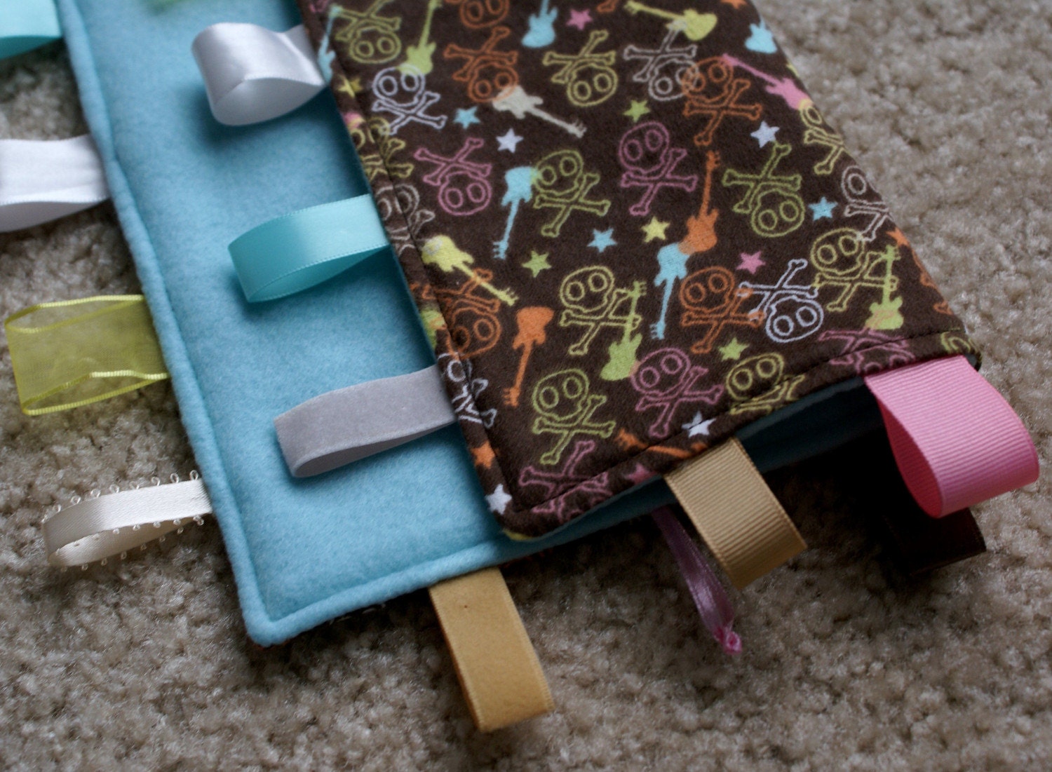 Rock on Little One  Baby Blanket with Tags for Boy or Girl