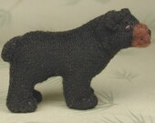1 inch stuffed black bear cub
