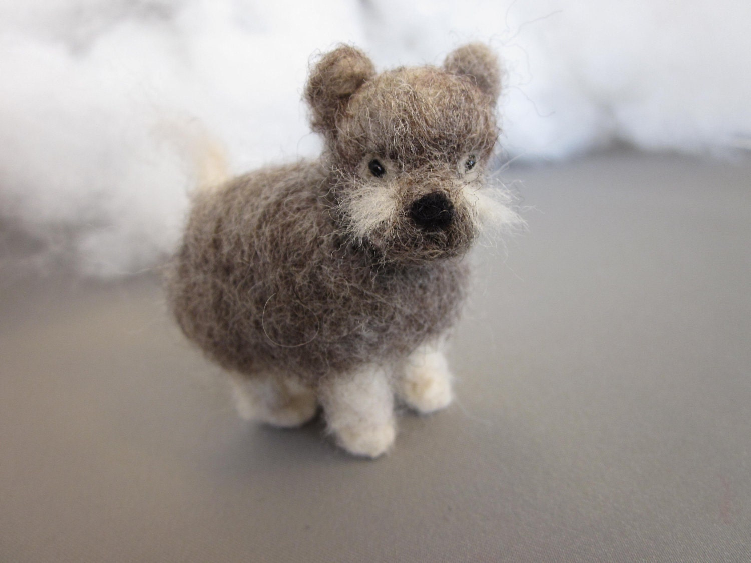 Dirty Sally- A Needle Felted Mutt