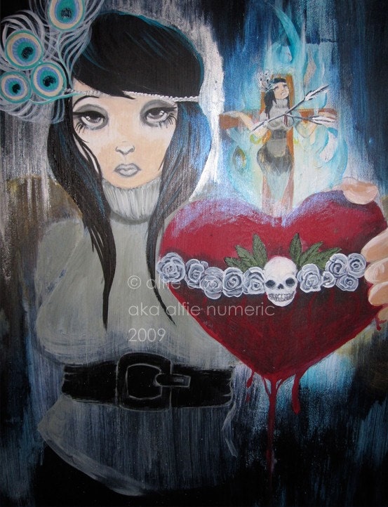 Water and the Flame 2010 - 8x10 inch archival print- AFFORDABLE art