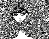 MAYA Art Print