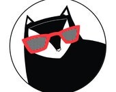 Cool Cat Pocket Mirror