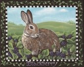 Blackberry - 8 x 10 Print of an Original Acrylic Painting by Carolee Clark