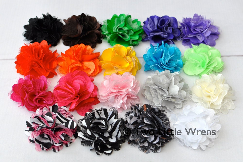 Petite Charlotte Flower Hair Clip - Your Choice of Color - Baby Hair Clip to Adult Hair Clip - SPRING SALE - See Shop