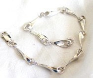 Small Drop Sterling Silver Bracelet Jewelry