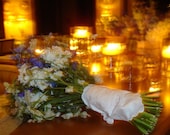 Personalized Linen Bouquet Wrap
