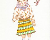 Amelia is not a child anymore n0.10 - - - gocco - - - hand illustrated