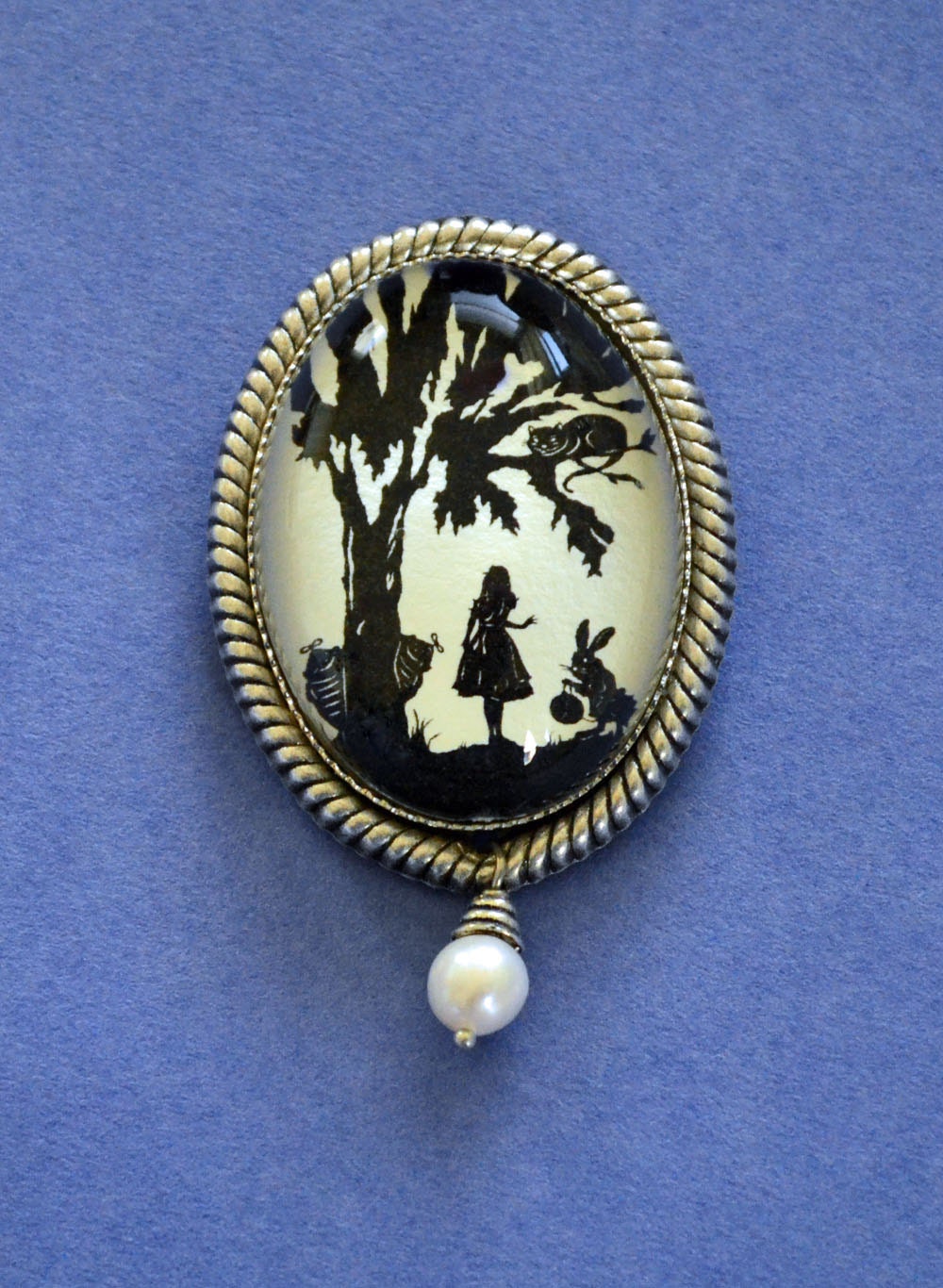 Alice in Wonderland Brooch
