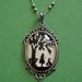 Alice in Wonderland Necklace, pendant on chain