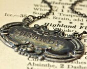 vintage SAUCY SUE cocktail necklace - BRANDY - Solid Sterling