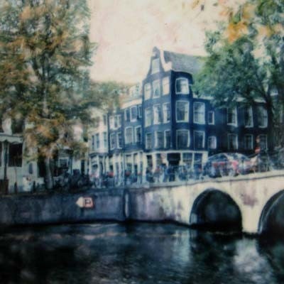Polaroid Photograph - Amsterdam Canal - Signed Fine Art Photograph