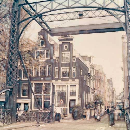 Amsterdam - 12 City Project - Polaroid Painting - Signed Fine Art Photograph print