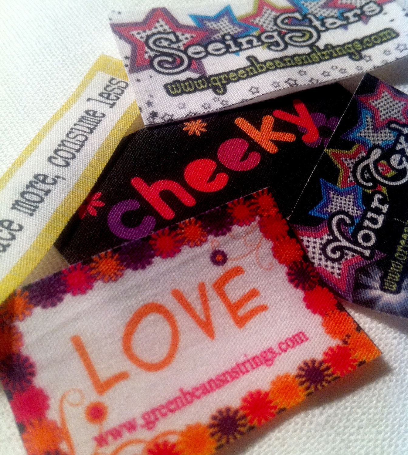 Iron On - Personalized Custom Cotton Fabric Labels