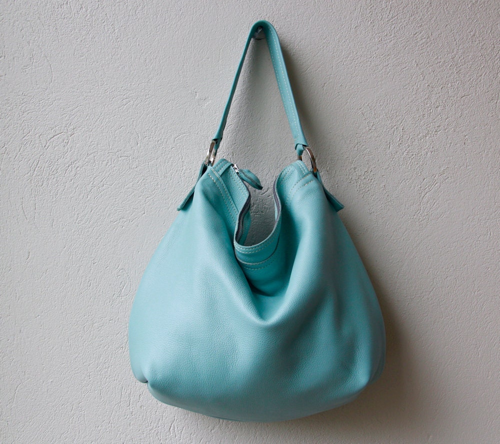 BOHO XL - leather shoulder bag - soft and slouchy - in your choice of leather color