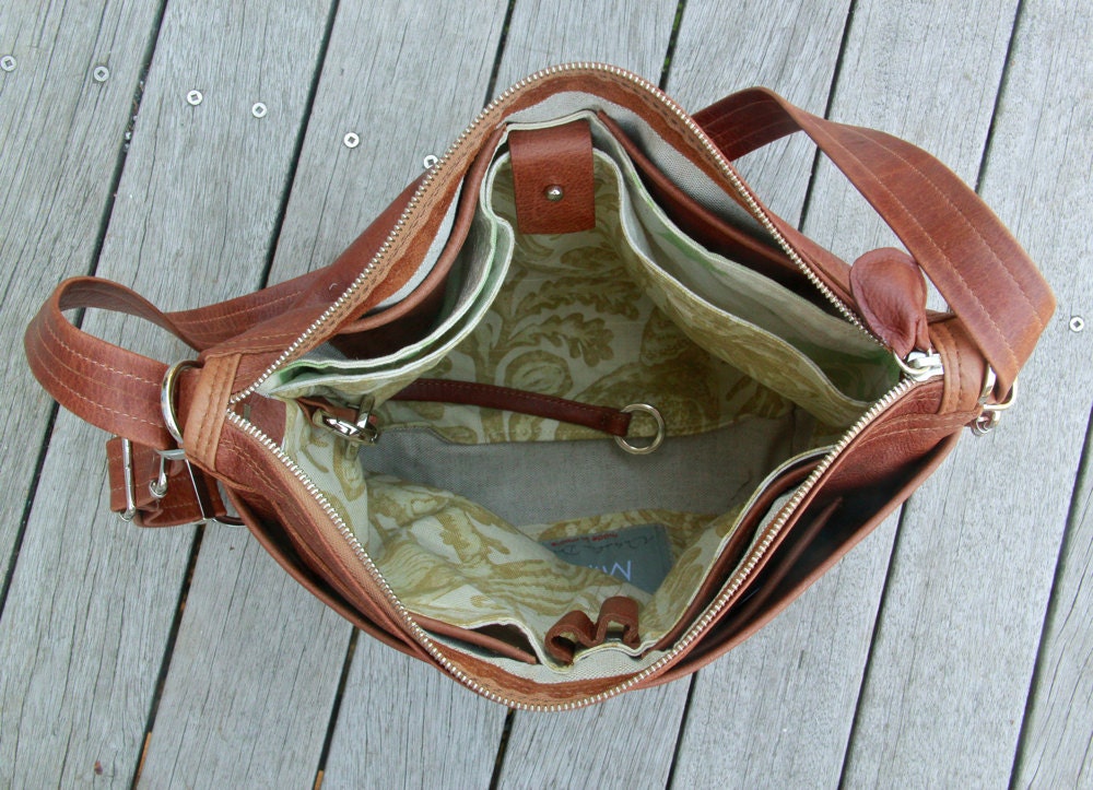 ships in two weeks customized - PETITE HOBO PACK  'three in one' - leather backpack - choose your leather