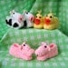 Barnyard Kritter Animal Slippers - Cows Ducks Pigs - Pick One