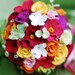 Keepsake Claycraft by DECO Eye Candy Bridal Hand Tied Bouquet of Clematis Roses Hydrangeas Stephanotis